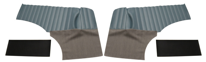 Klädsel Bakre sidor 544A 58-60 blå/grå