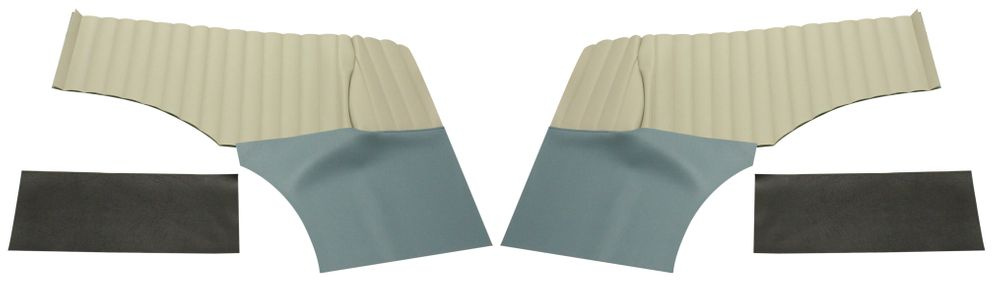 Paneler Bakre sida 544A 58-60 Export  blå/beige