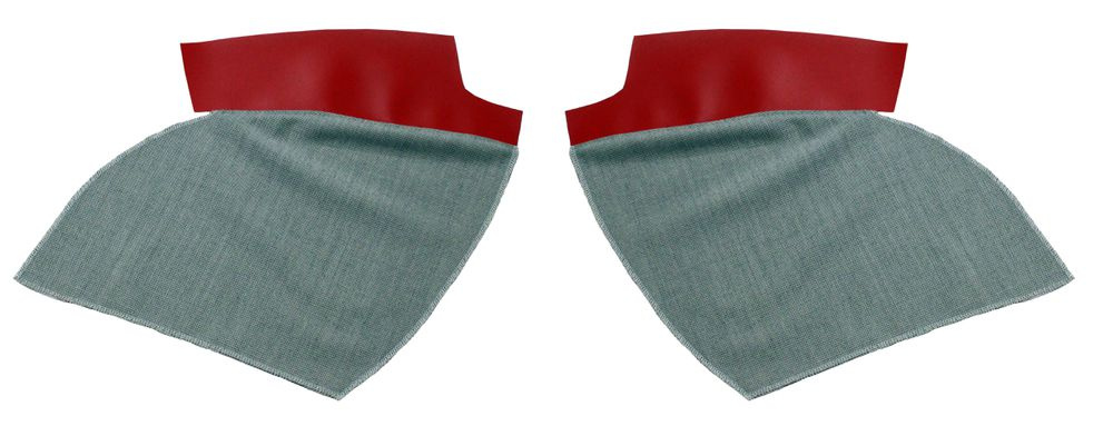 Klädsel Hjulhus 544A 58-60 röd/grå