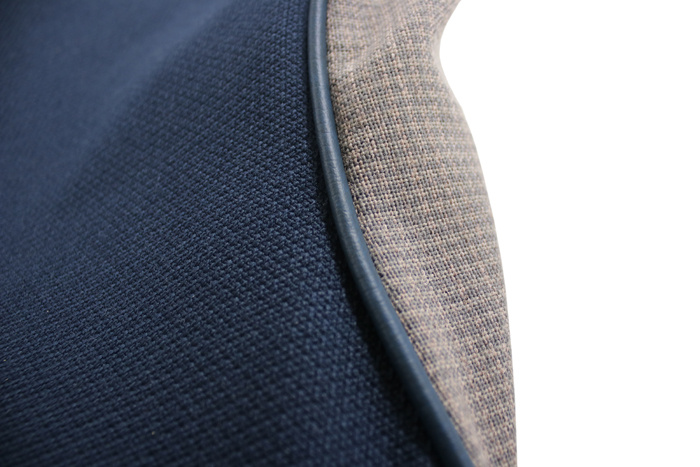 Klädsel Baksäte 445 58-60 blå/grå