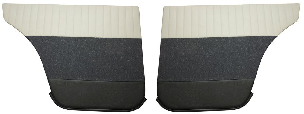 Dörrpaneler Amazon 4d 59-60 beige/blåsilver/svart bak