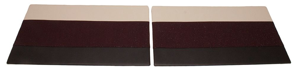 Dörrpaneler 445 58-60 svart/beige/röd