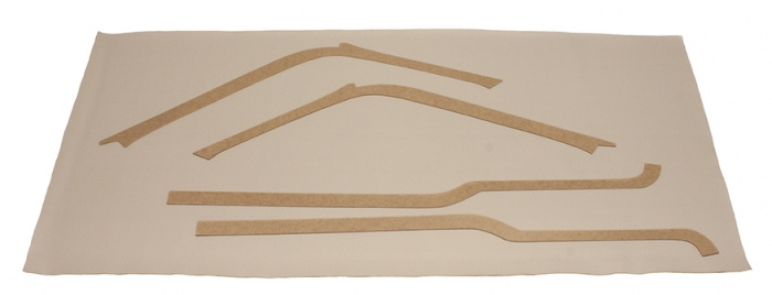 Panelsats B-stolpe/över dörr 445 58-60