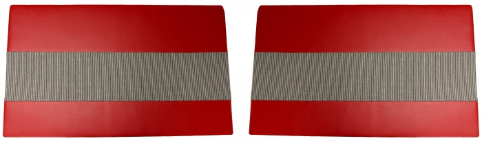 Dörrpaneler 445/210 58-62 röd/grå