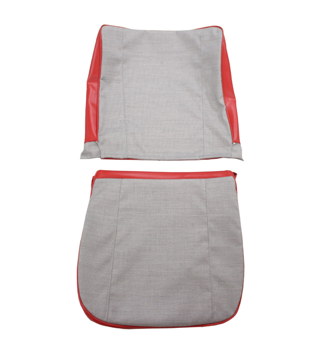 Klädsel Framsäte 544B 60-61 Favorit röd/grå