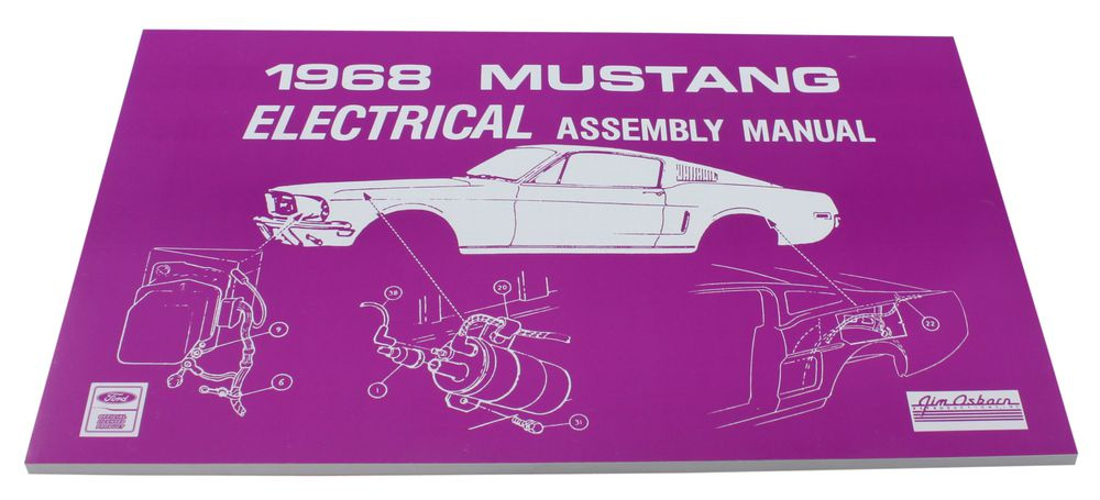 Verkstadsbok Elsystem Mustang 1968