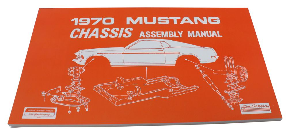Verkstadsbok Chassi Mustang 1970