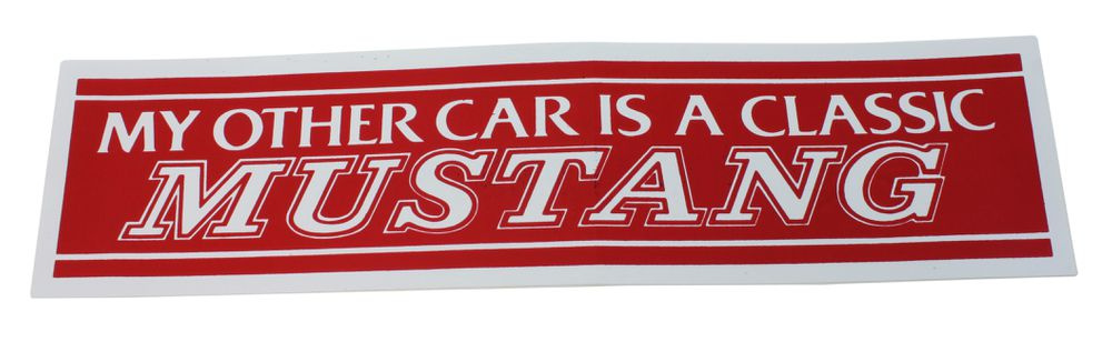 Dekal My other car is a Classic Mustang