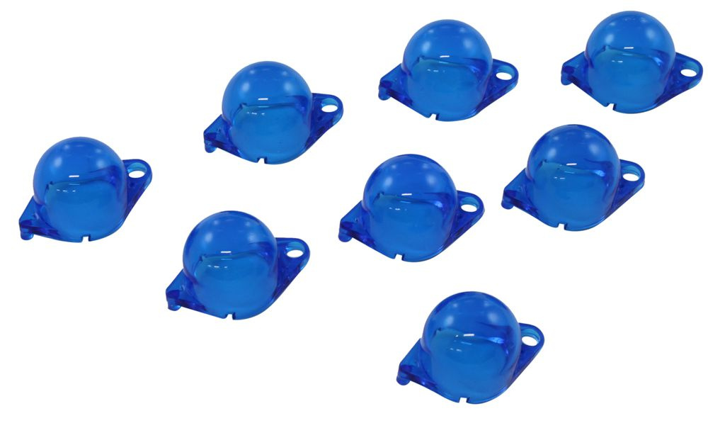 Glas Instrumentbelysning Blå Set 8 67-70