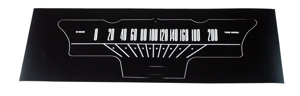 Dekal Mätartavla Kilometer 64-65 200km/h