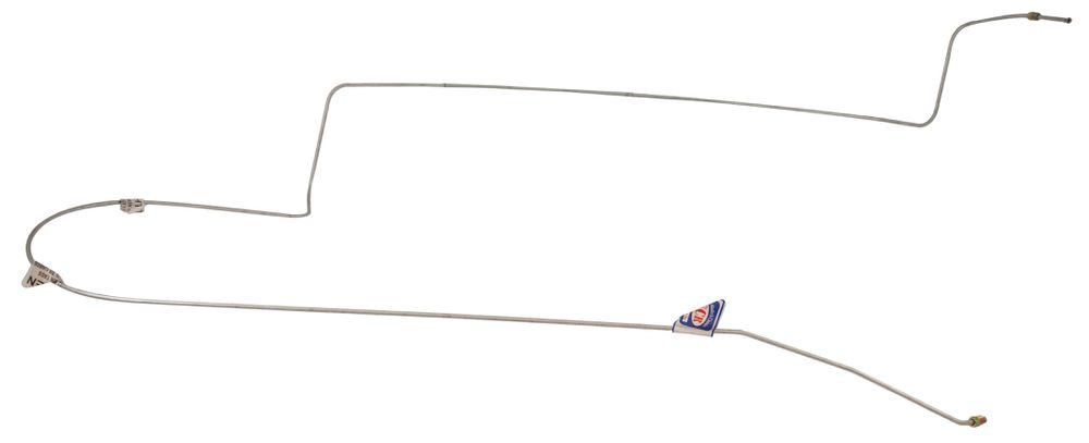 Bromsrör Mustang Längsgående 1964-66 Trummor enkelt avgas