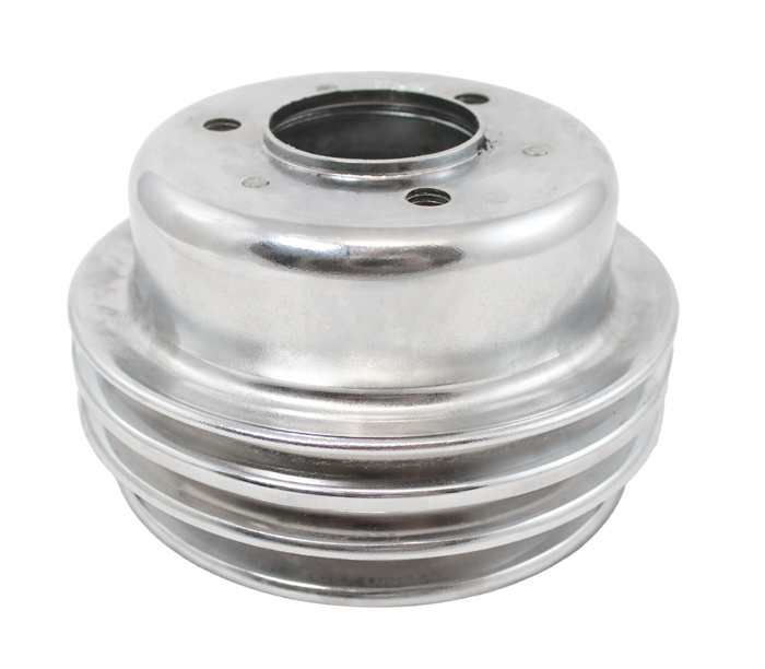 Remskiva vevaxel 289 65-67 3-spår, krom