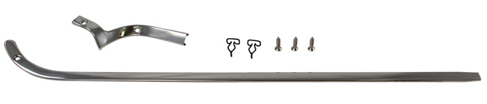 Prydnadslist Instrumentpanel Mustang 64-65 Vänster