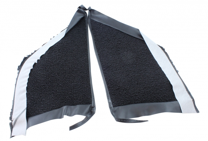 Matta Torpedsida Mustang Pony 65-66 CP/FB Svart