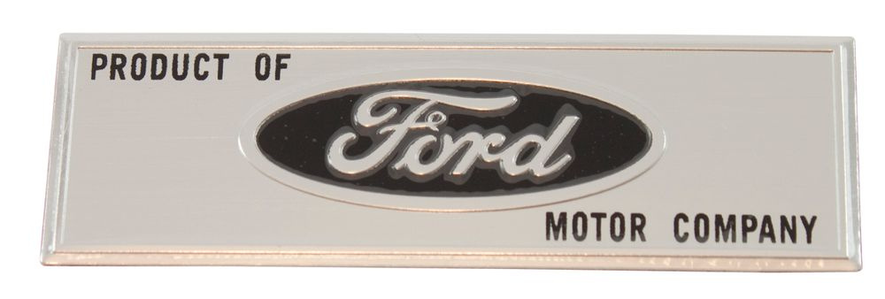 Dekal Tröskelplåt 64-66 SVART FL