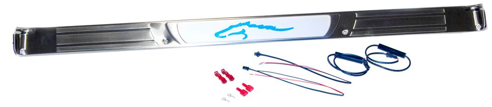 Tröskelplåt 64-68 Mustang CP/FB med belysning