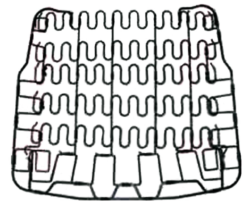 Fjäderpaket framsits Mustang 64-67 H = V