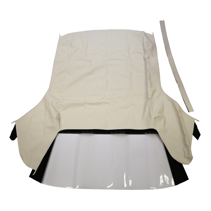 Cabtop 64-66 med plastruta vit