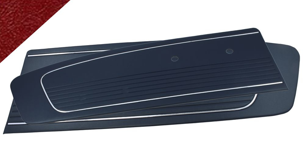 Dörrpaneler 66 Standard mörkröd