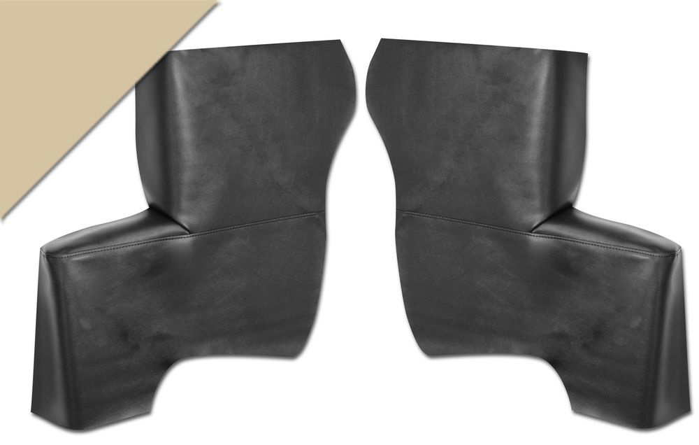 Klädsel Sidopanel Mustang 66-68 CV Parchment