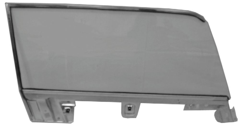 Glas dörr KLAR med ram & hållare 67-68 CP Hö