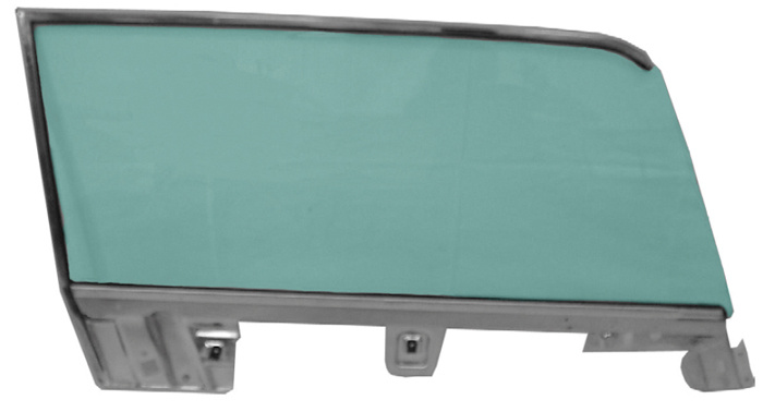 Glas (tonat) dörr med ram & hållare 67-68 CP Hö