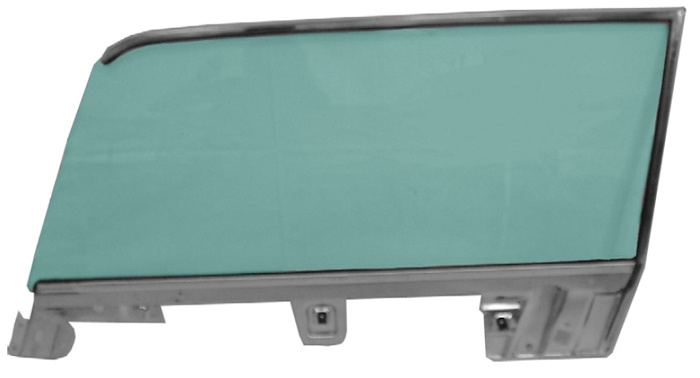 Glas (tonat) dörr med ram & hållare 67-68 CP Vä