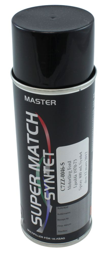 Motorfärg Ford ljusblå, spray 400ml 1970-73