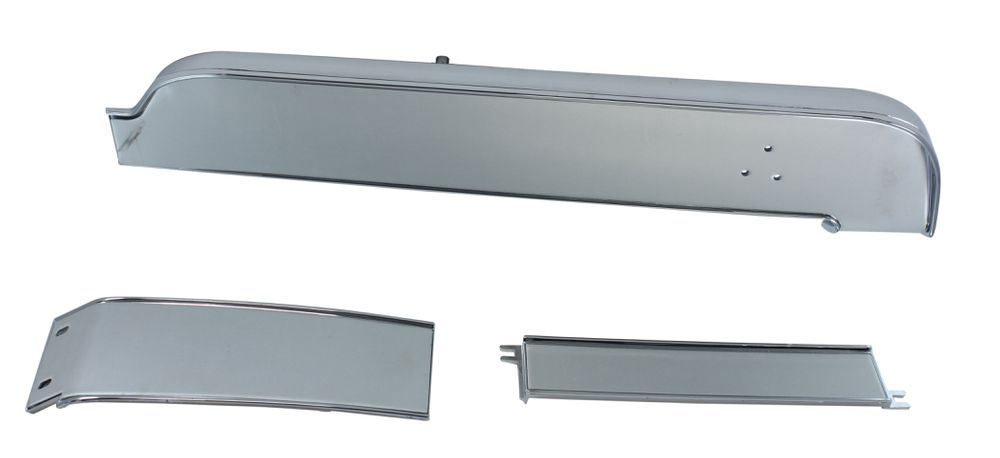 Instrumentpanelsats De Luxe Mustang 67 Aluminium