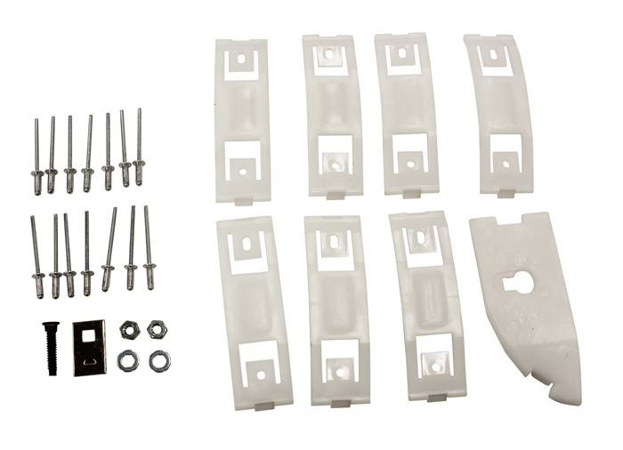 Prydnadslist tröskel med clips 67-68 Vä