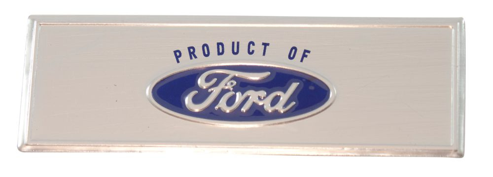 Dekal Tröskelplåt Mustang 67 BLÅ FL