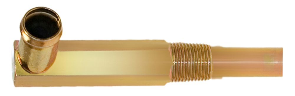 Vinkelnippel värmeledning Ford BB 67-70 Zink