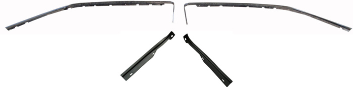 Rep.plåt Dropplist Dörrgång Mustang 69-70 FB