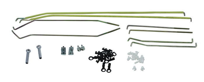 Reglerstångsats Dörr Mustang 69-70