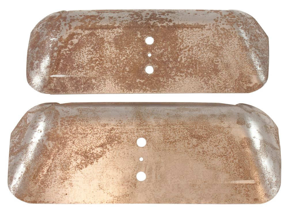 Förstärkningsplåt baksäte 2 x avgas 65 Mustang