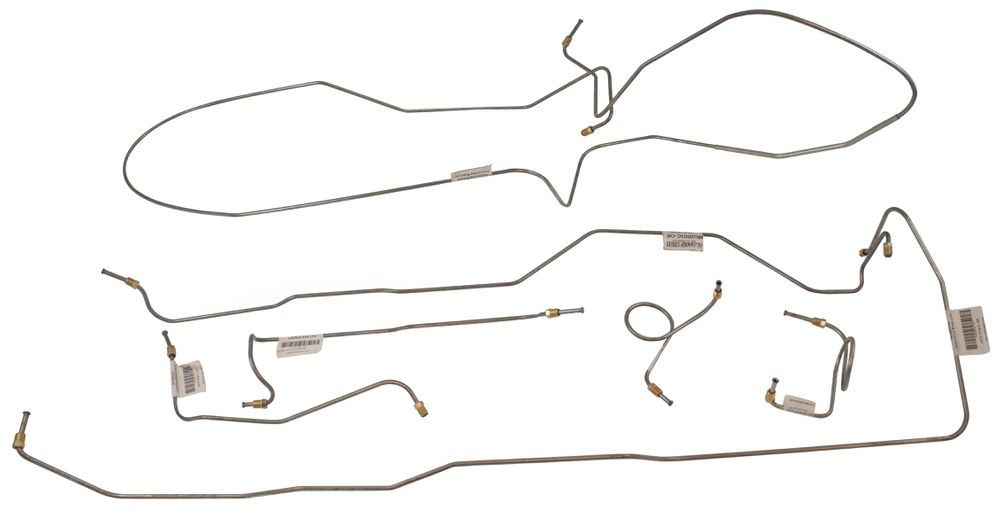 Bromsrörssats Mustang 65 skiva 2xavgas