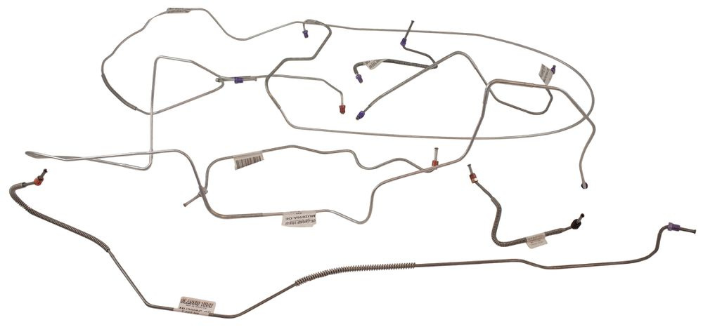 Bromsrörssats Mustang 70 med Bromsservo skivbroms