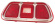 Bakljusglas 71-73 (Ford logo) Bakljusglas 71-73 (Ford logo)