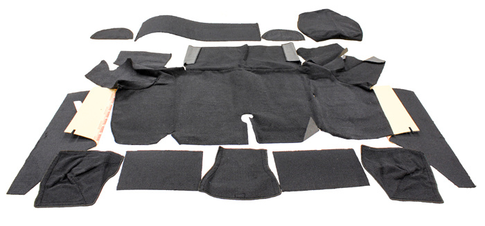 Matta bagage sats svart 67-68 CP