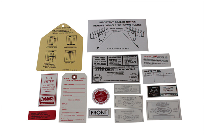 Dekalsats Mustang 1964½ 14 Delar