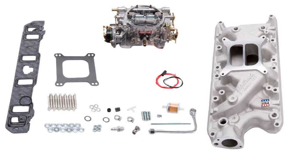 Insug + förgasare Edelbrock 600 set