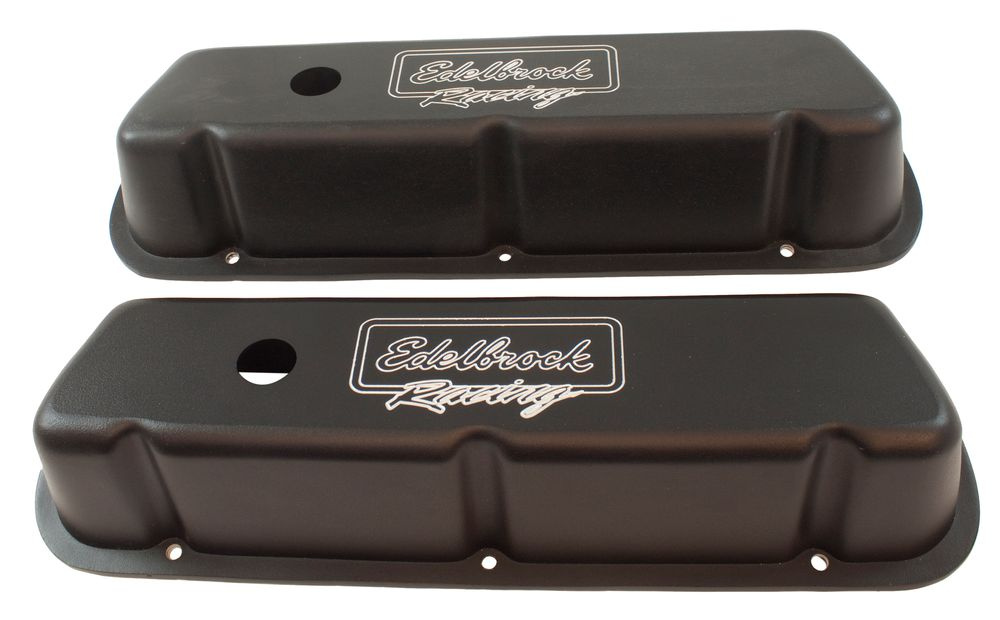 Ventilkåpa Edelbrock Victor Ford SB, låg