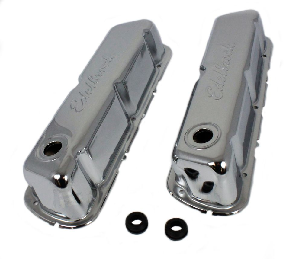 Ventilkåpa Edelbrock krom