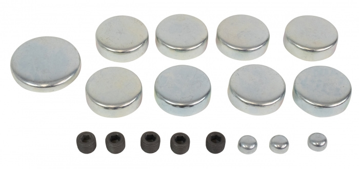 Frostpluggsats Chevy SB Stål