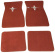 Matta Tillbehör Mustang 64-73 Emberglow Textil Logo Matta Tillbehör Mustang 64-73 Emberglow Textil Logo