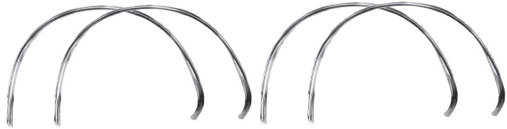 Prydnadslist hjulhus Camaro 67-68 STD set/4