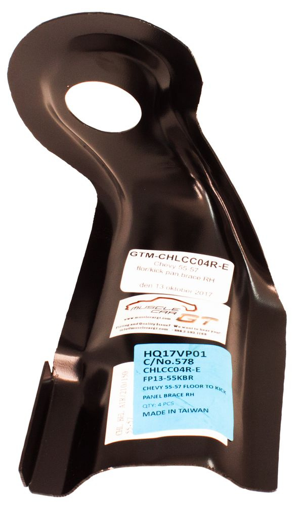 CHEVY 55-57 flor/kick pan.brace RH