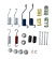 Monteringssats Bromsbackar GM Fram 9,5x2,5 Monteringssats Bromsbackar GM Fram 9,5x2,5