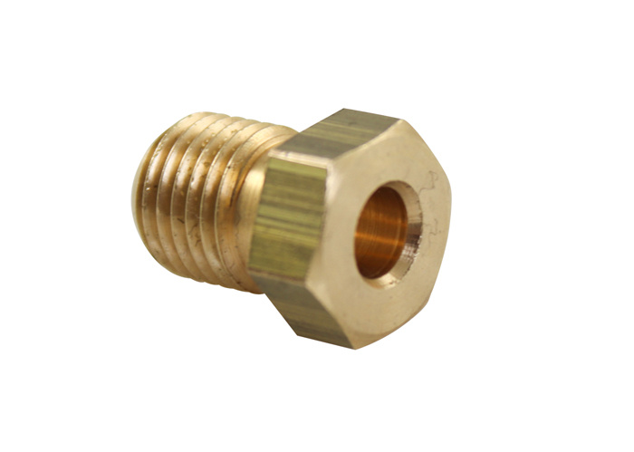 Nippel Bromsrör hane J mässing   3/8