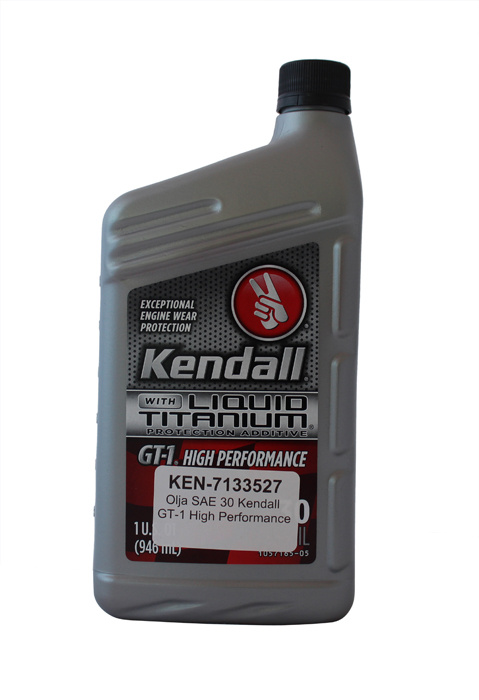 Olja SAE 30 Kendall GT-1 High Performance